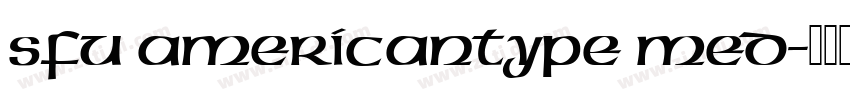SFU AmericanType Med字体转换